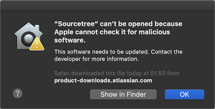 SourceTree cannot be installed