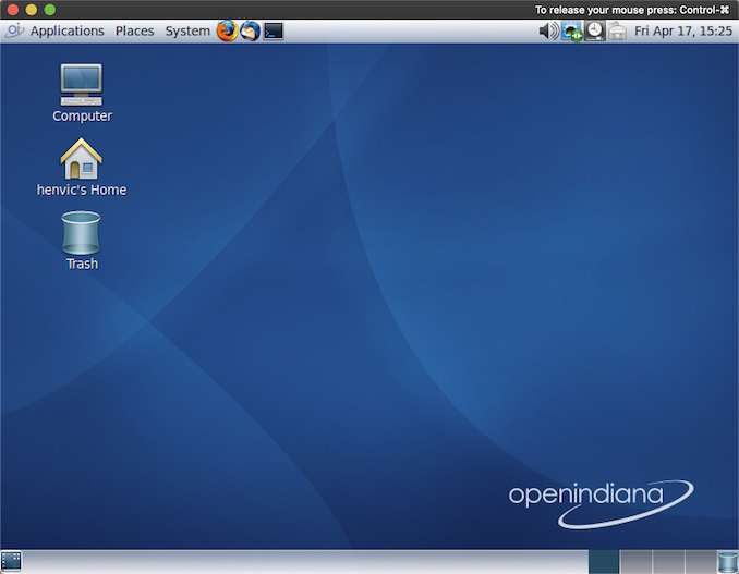 OpenIndiana screenshot